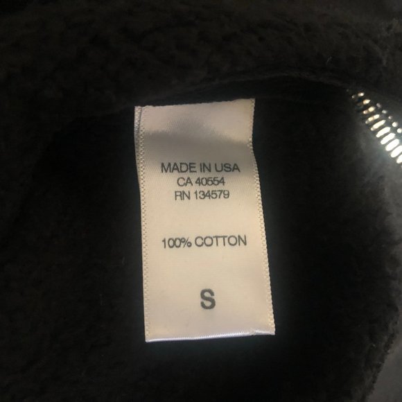 Soul Cycle Gregory Siff Womens Small Black Warrior Graphic Zipper Sweatshirt Top - Picture 11 of 12